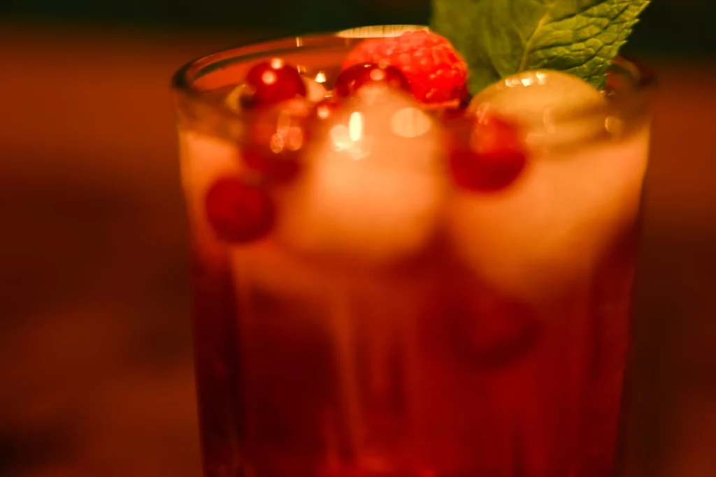 Verre de cocktail du restaurant le siam