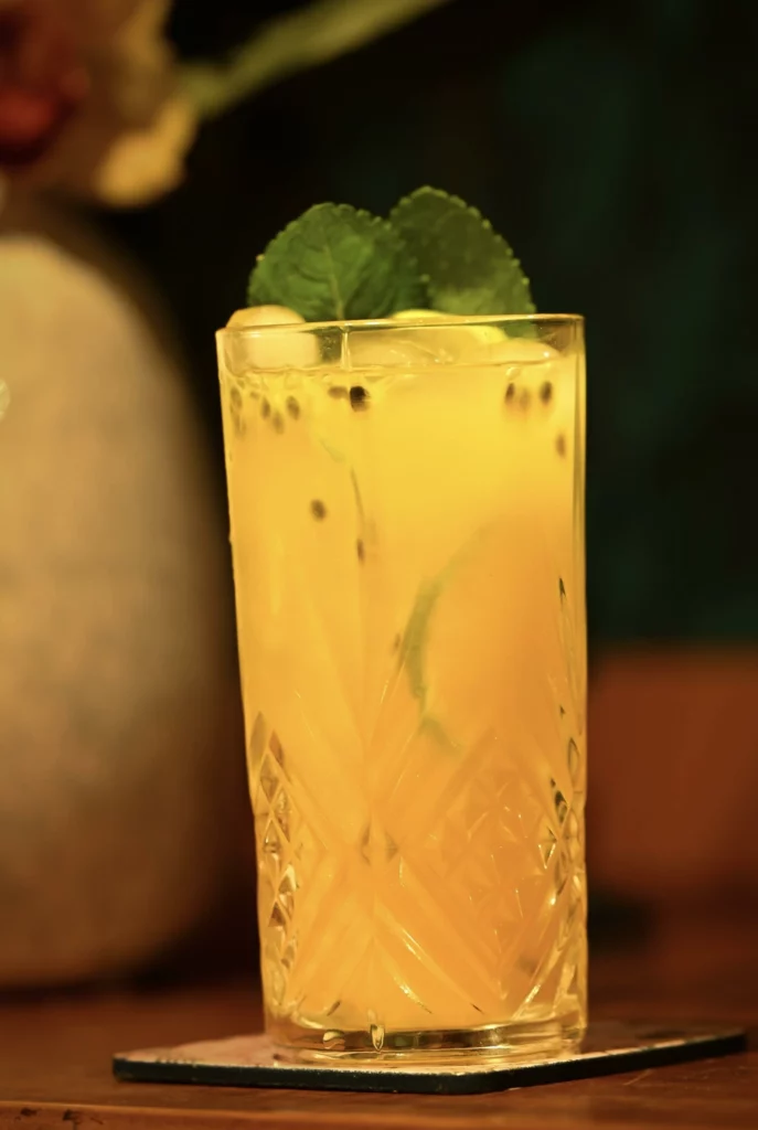 Verre de cocktail du restaurant le siam