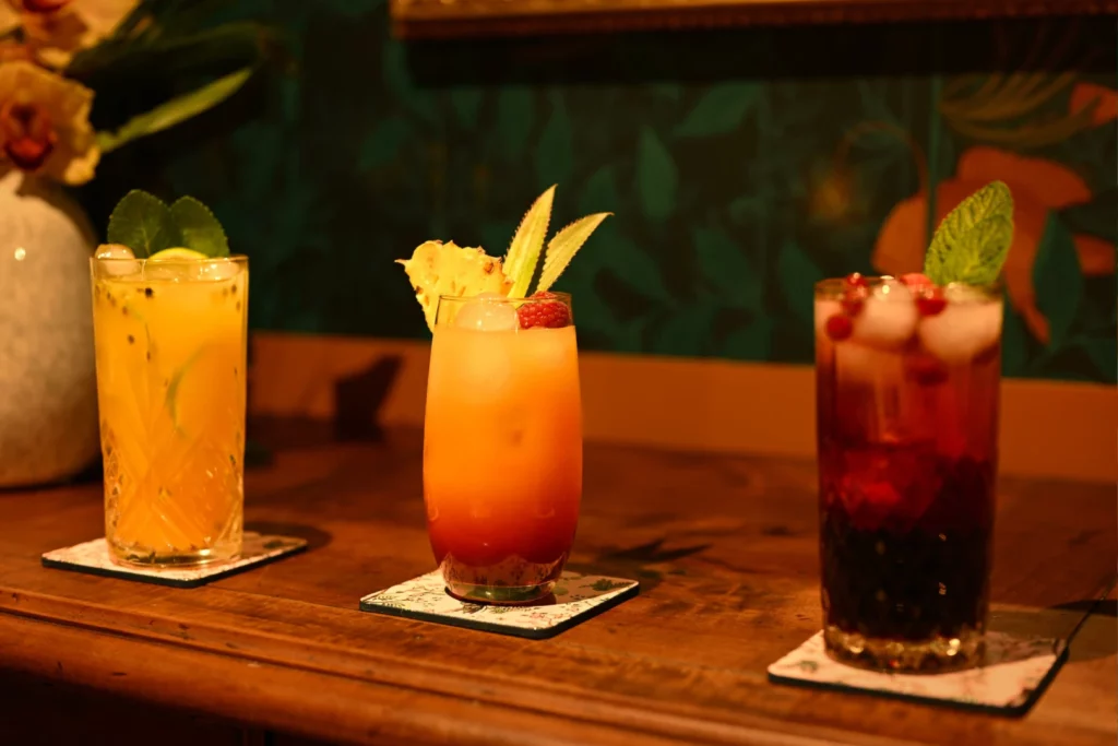 Trois cocktails du restaurant le siam